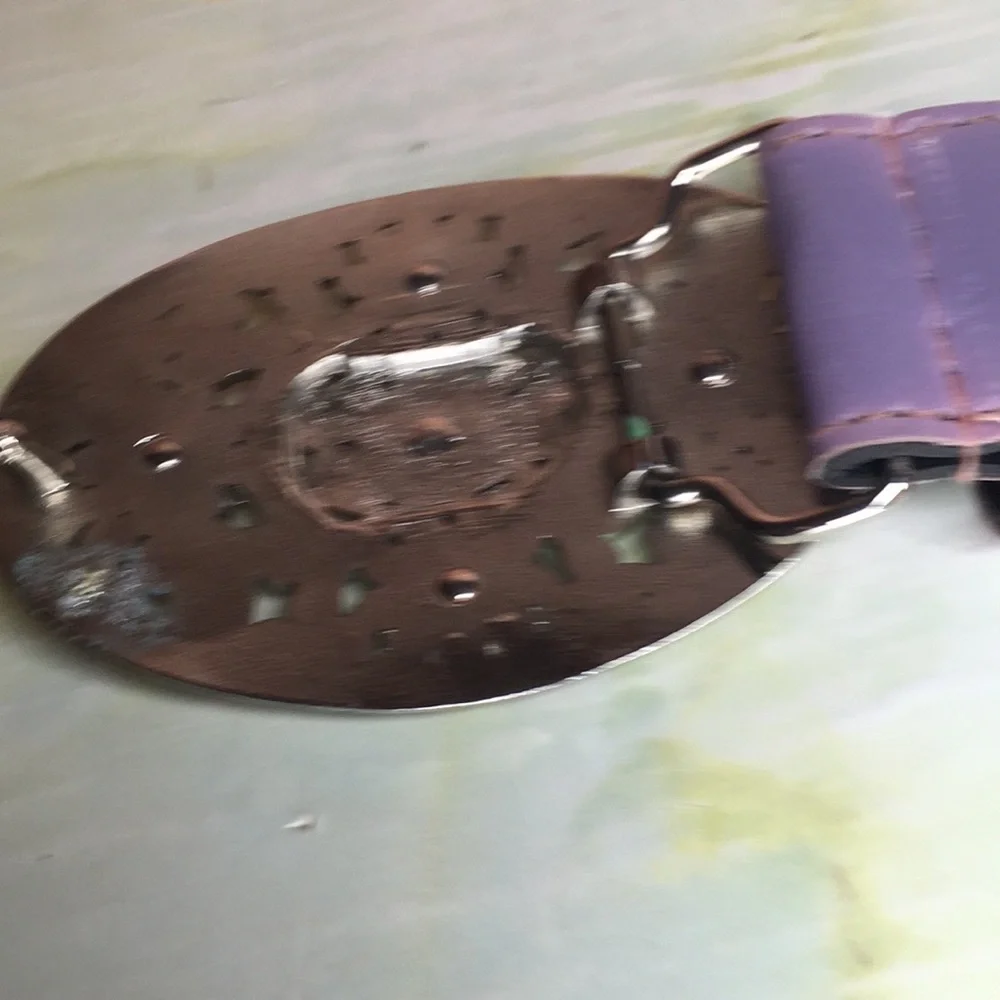Pure Western Floral Rhinestone Enamel BuckleBelt